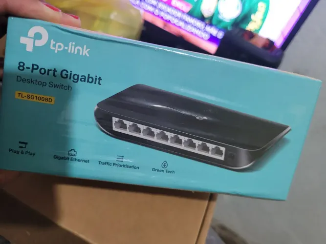 Switch TP-Link 8 Portas Gigabit TL-SG1008D
