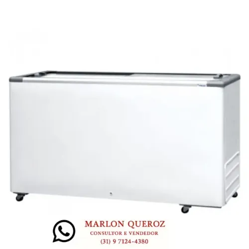 Freezer Horizontal Fricon Tampa de Vidro 503L Novo