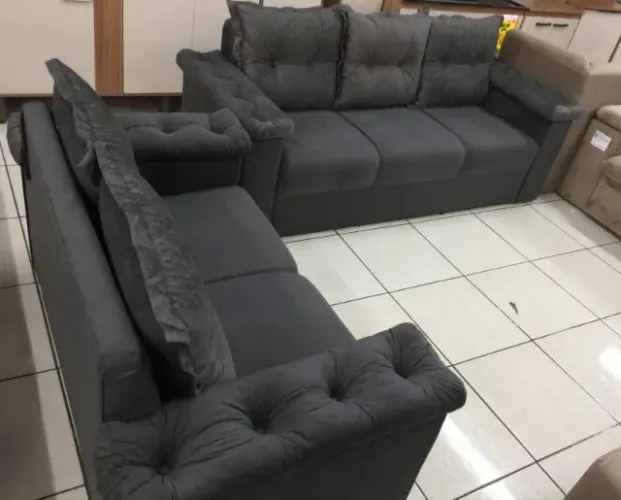 Oferta Jogo Sofá De 5 lugares , Novo