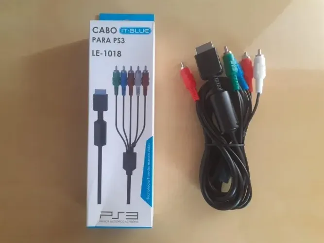 Cabo Video Componente PS2 & PS3