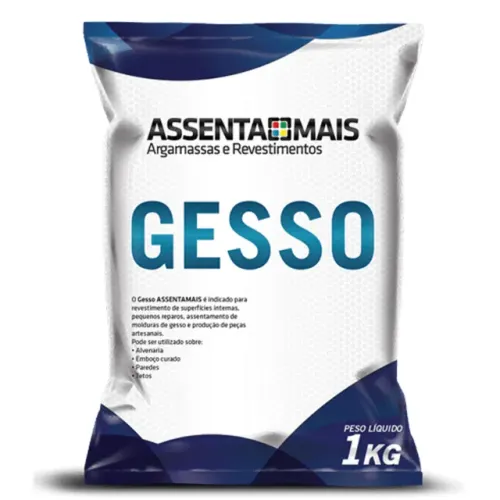 Gesso 1kg Assentamais 
