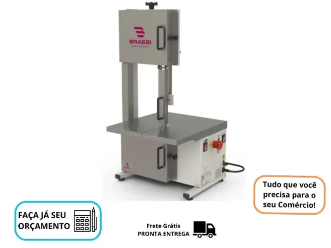 Serra Fita Braesi Profissional de Mesa Inox