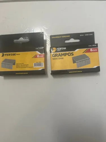 Grampos Aço Galvanizado 8mm 