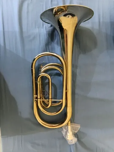 Cornetão de Metal Prateado 