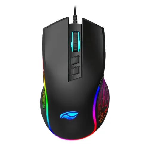 Mouse Gamer C3Tech Ravage MG-720BK Black Rgb 12.800DPI com Software/Macro - WZetta