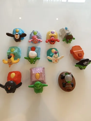 Angry Birds Mc Donalds coleção de 11 personagens.