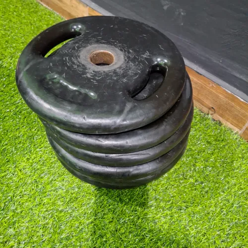 Anilha emborrachada 10kg: 10 reais o kilo