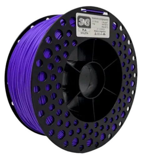 Filamento PLA  Roxo  3N3  1.75mm  1kg