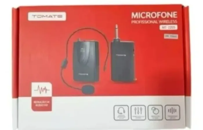 Microfone Tomate Wireless
