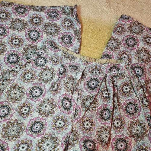 Calça vintage pantalona anos 60 estilo boho hippie