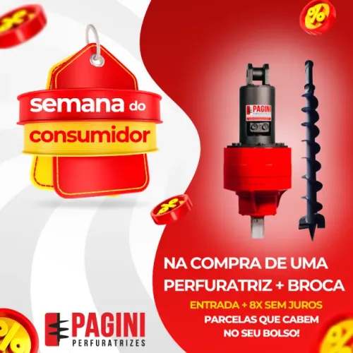 Perfuratriz Pagini + Broca - Promoção!