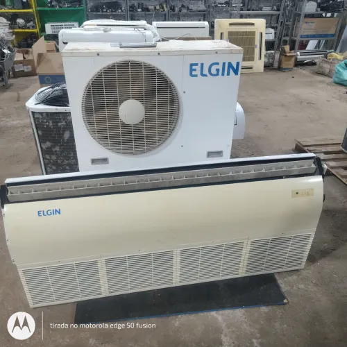 Ar condicionado Split piso teto Elgin 80.000 BTUs 220v  trifásico gás r22