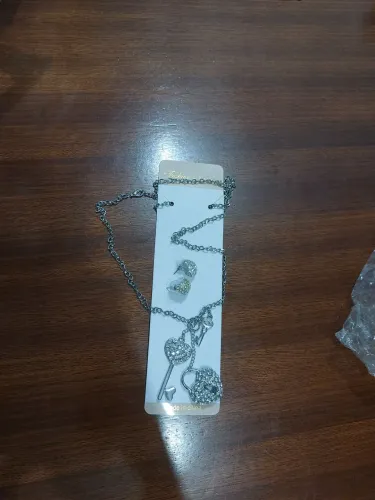 Cojunto colar e brinco 