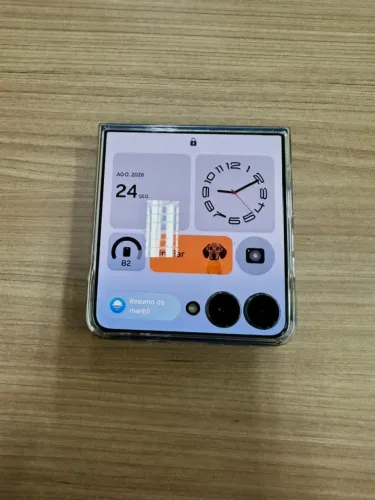 Galaxy Z Flip7 de 512GB Azul (NOVINHO!!)(ZERO NA GARANTIA)!