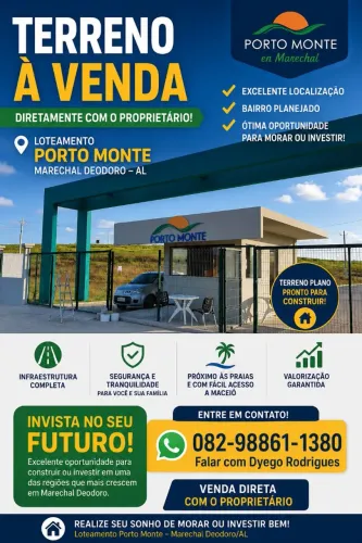 Vendo um terreno