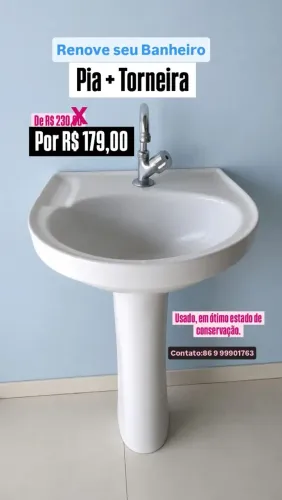 Pia e torneira