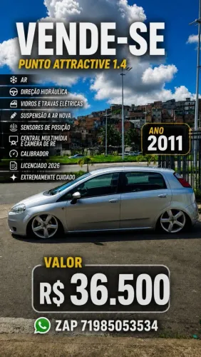 Fiat Punto Attractive 1.4 Fire Flex 8V 5P 2011
