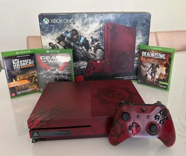 Xbox One S 2tb Gears of War Edição Limitada