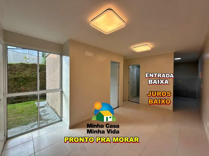 Residencial Viver Tarumã / Apartamento Térreo novo com 2 Quartos com Lazer Completo