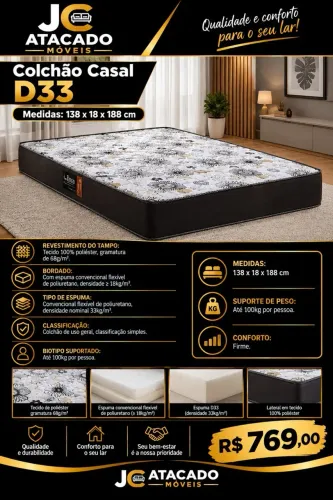 Colchão de Casal D33