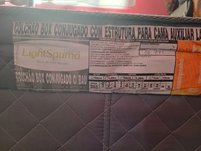 Cama Solteiro com Baú 