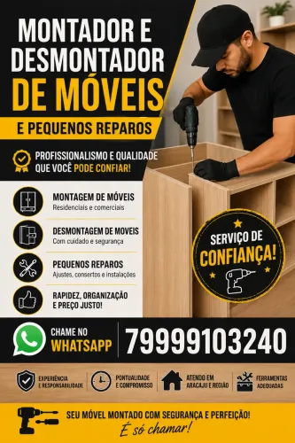 MONTADOR E DESMONTADOR DE MÓVEIS