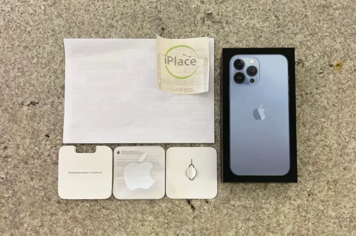 IPHONE 13 PRO MAX 128GB AZUL SIERRA ORIGINAL (CAIXA + NOTA FISCAL)