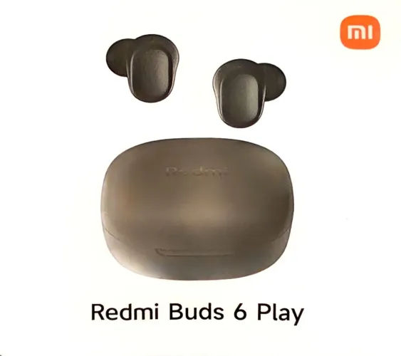 Fone Bluetooth Xiaomi Redmi Buds 6 Play  Tws com Microfone 