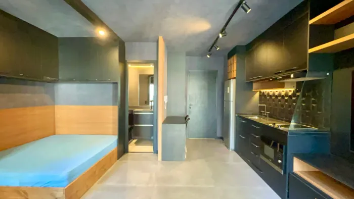 Studio para venda e locação em Pinheiros com 1 quarto, sendo 1 suíte, 31m²