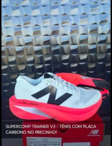 ORIGINAL | na Caixa | Nota Fiscal | New Balance FuelCell SuperComp Trainer V3 - Nº 43