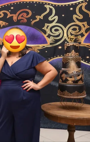 Macacao elegante plus size