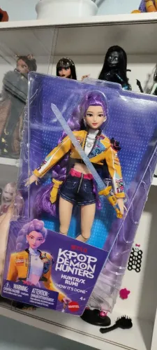 Boneca Mattel Rumi K-pop demon hunters guerreiras do Kpop