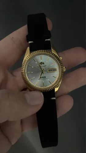 Relógio Orient 3 Estrelas Automatic Vintage Dourado