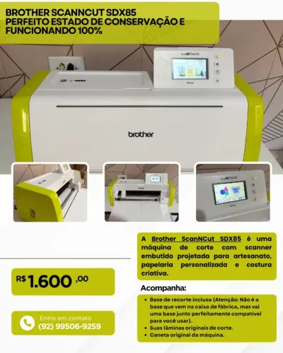Maquina de Corte Brother Scanncut SDX85