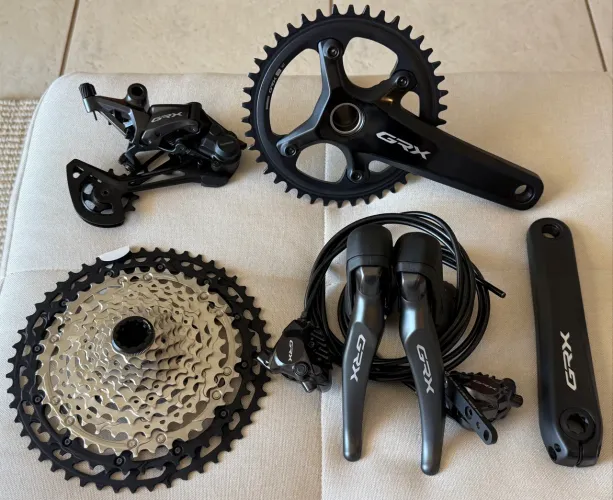 Grupo Gravel Shimano GRX 820 1x12 -170mm 42t cassete XT