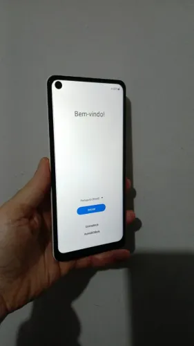 Celular Samsung Galaxy A21S Branco Usado em Excelente Estado