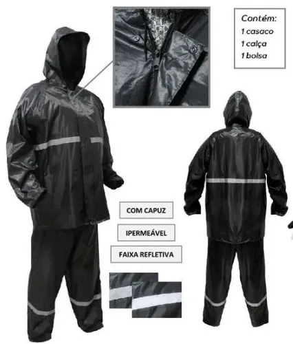 Capa de chuva para motoqueiro