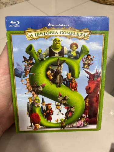 Box Shrek Blu-Ray - A história completa - 4 discos (Lacrado)