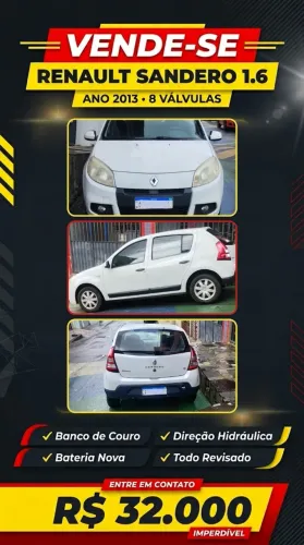 Renault Sandero Expression Hi-flex 1.6 8V 5P 2013