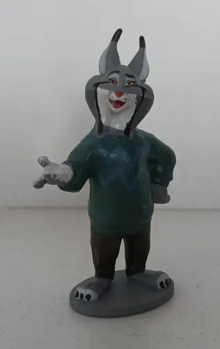 BONECO MINIATURA ORIGINAL DISNEY ZOOTOPIA PAWBERT LYNXLEY VILÃO