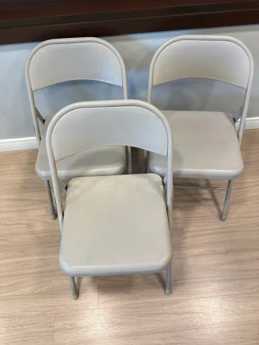 Conjunto 3 Cadeiras Alumínio