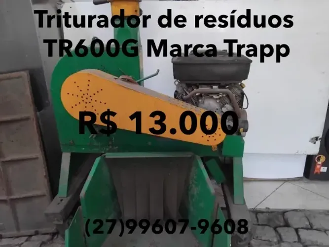 Triturador de Resíduos TR600G Marca Trapp
