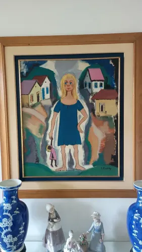 COLEÇÃO RARA OBRA DE ARTE S.PINTO 4 QUADROS RAROS