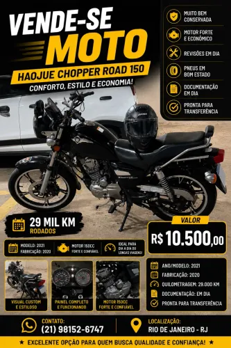 Vendo Chooper Road Haojue