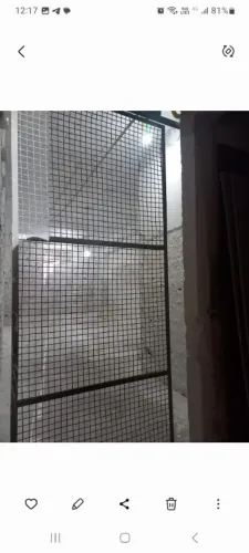 Portão Grade de ferro trançada