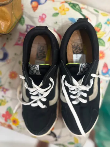 Tênis couro vans masculino tamanho 40 preto