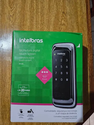Fechadura digital touch screen Intelbras FR 101