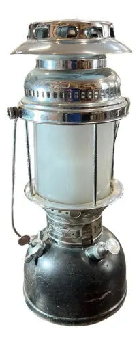 Petromax Lampião Alemão Transformado Em Luminária Antiga  