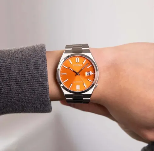 Citizen Tsuyosa Automático NJ0151-53Z Vidro de safira frente e atrás