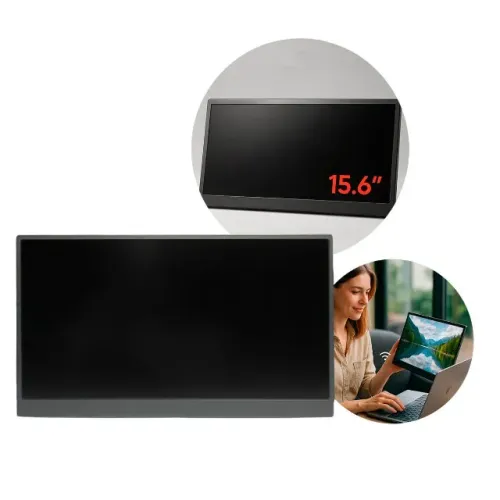 Monitor Portátil 15,6 Full Hd Conexão Hdmi USB Wireless 